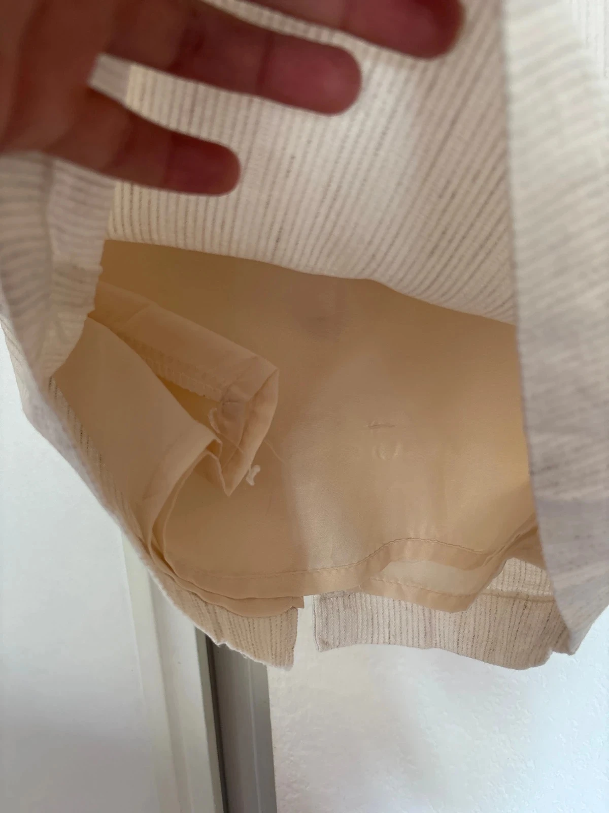 Jupe beige taille XS – photo 3